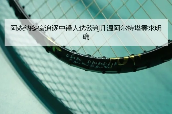 阿森纳冬窗追逐中锋人选谈判升温阿尔特塔需求明确